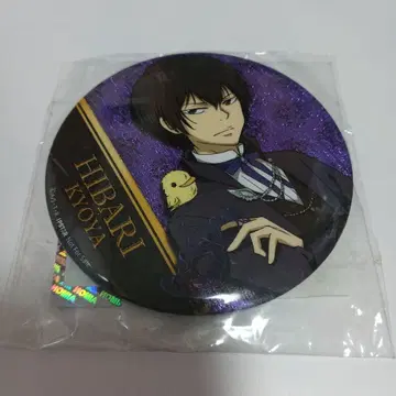 가정교사 히트맨 REBORN! 히바리 글리터 특전 캔뱃지 75mm