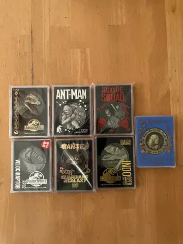 영화 캐릭터 메달 7개 세트