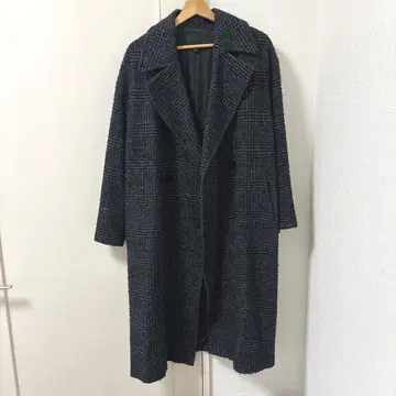 iCB 코트 트위드 롱 코트