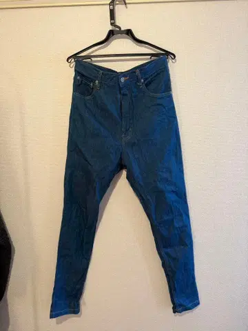 LEADER 다크 블루 하이웨스트 스키니 청바지