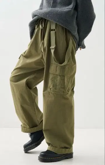 밀리터리 2WAY 서스펜더 팬츠/카고 팬츠