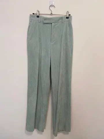 UNITED ARROWS 민트 그린 코듀로이 팬츠