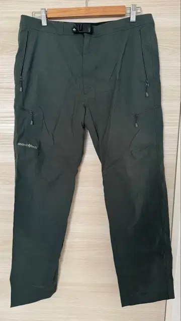 몽벨 사우스 슬림 팬츠 마운틴 팬츠 등산 캠핑 얇은 소재 그린