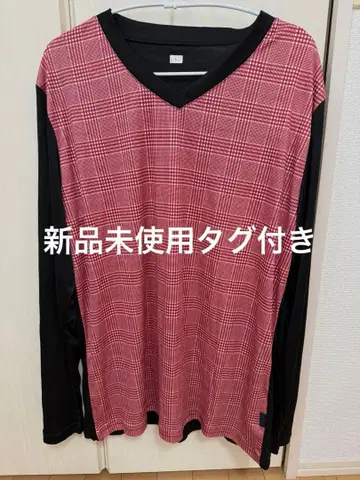 와코루 BROS EM 5430 긴팔 티셔츠 L 레드