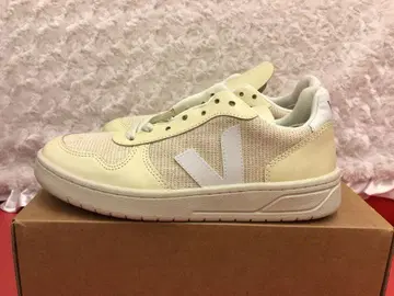 VEJA V-10 J-MESH JUTE WHITE 24cm 미사용 새상품