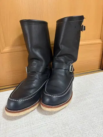 치페와 CHIPPEWA 엔지니어 부츠 하이랜더 블랙 택 모크 80s