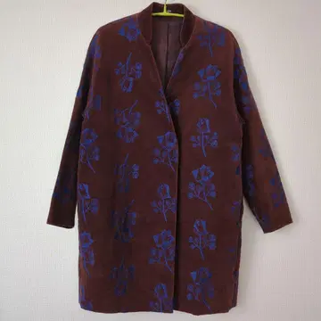 [ marble sud ] 꽃무늬 자수 코트