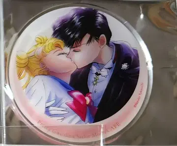 세일러문 카페 아크릴 코스터 빨간색 레드