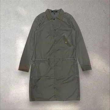 젬블 밀리터리 원피스 워크 자켓 카키 일본제 세탁 가능 구제 의류