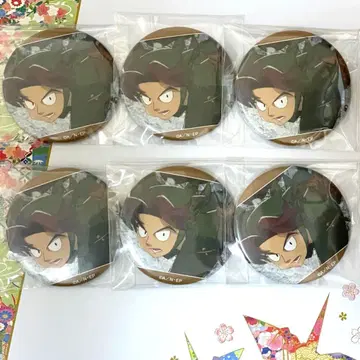 닌타마 그런지 캔버스 매트 캔뱃지 야마다 릿키치 6개