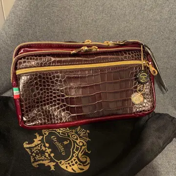 오로비안코 크로커다일풍 바디백 웨스트 파우치