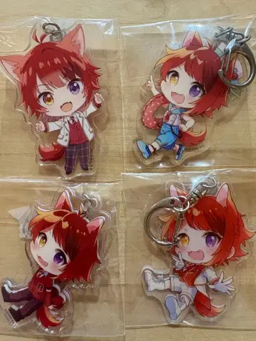 [스토푸리 리이누 군] 아크릴 키링 4개 세트