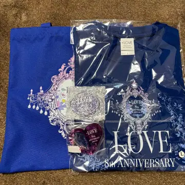 =LOVE 8주년 투어 프리미엄 티켓 굿즈 T셔츠 홋카이도
