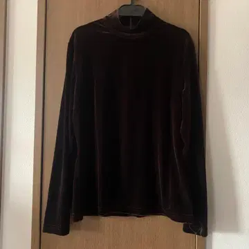 vintage shop 벨로아 브라운 터틀넥