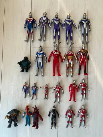 울트라맨 묶음 판매 소프트 비닐 당시