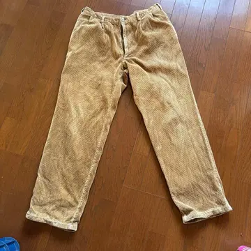 베이지 코듀로이 팬츠 허리 88cm