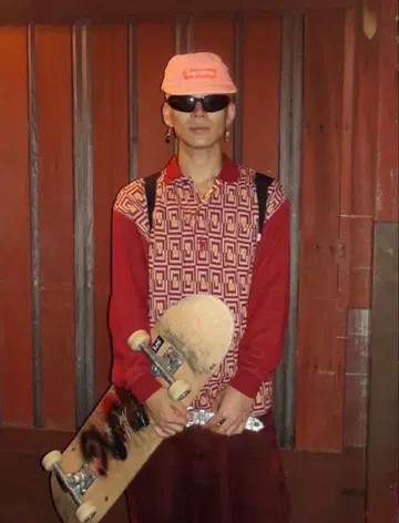 BoTT Door Jacquard L/S Polo (RED,M)