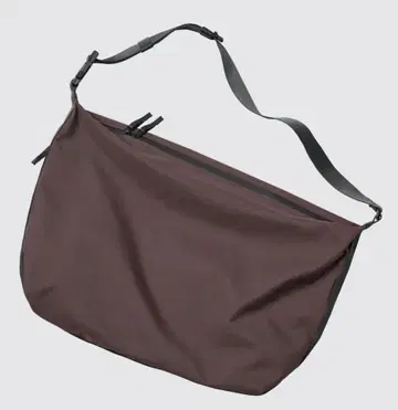 메신저 숄더백 다크 브라운