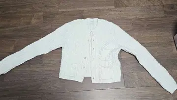 TOMORROWLAND 아이보리 케이블 니트 가디건 S 사이즈