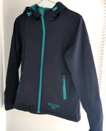 와일드 키위 플리스 자켓 후드 부착