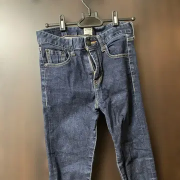 스키니 데님 다크 블루 moussy 마우지