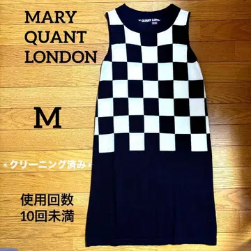 MARY QUANT M 사이즈 니트 슬리브리스 원피스