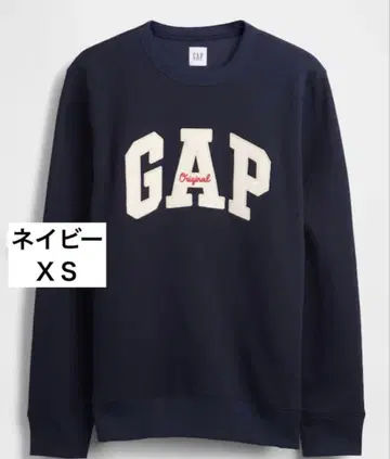 새상품 택 포함 GAP 로고 맨투맨 XS 네이비 gap 스웨트 셔츠