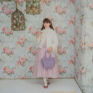 여성용 하트 무늬 후디 니트 가디건 (아오키 미사코 x NINA'S)