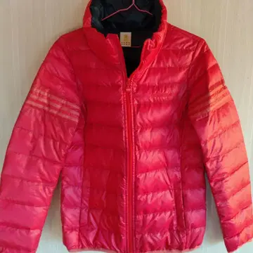 adidas 핑크 다운 자켓
