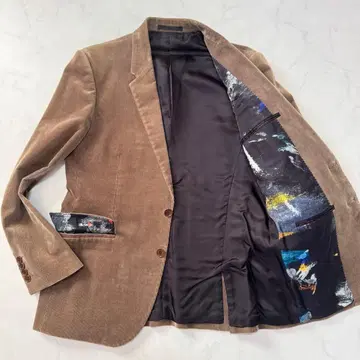 새상품급 폴스미스 코듀로이 테일러드 자켓 올 패턴 원단 사용 가을/겨울