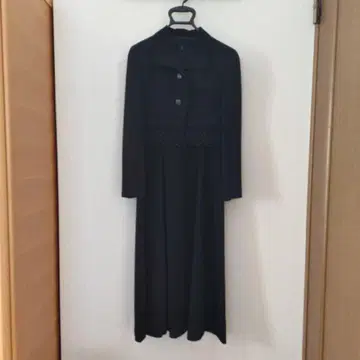 블랙 원피스 정장 예복 긴팔