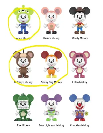 팝마트 픽사 토이스토리 에이리언 슬링키 버즈 아이