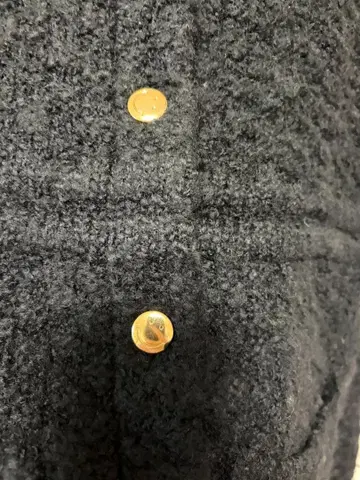 SLOBE IENA 트위드 노카라 자켓 M