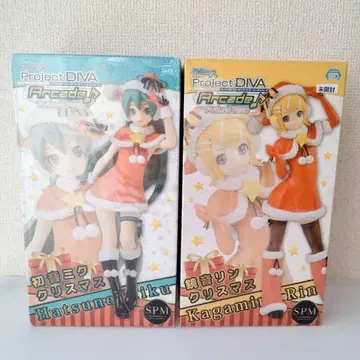 하츠네 미쿠 카가미네 린 SPM 크리스마스 피규어 세트