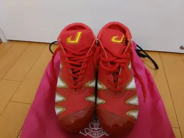 재규어 레드 하이컷 스파이크 양발 타프트 가공 28cm