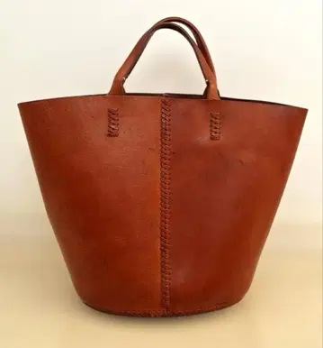 ARTS&SCIENCE 가죽 레이스 편직 버킷 백