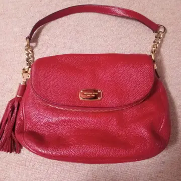 MICHAEL KORS 보르도 숄더백 태슬 포함