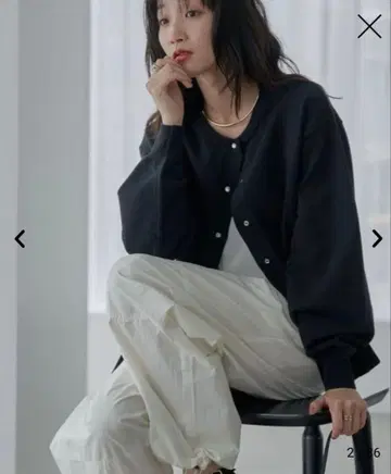 맨투맨 느낌 니트 가디건