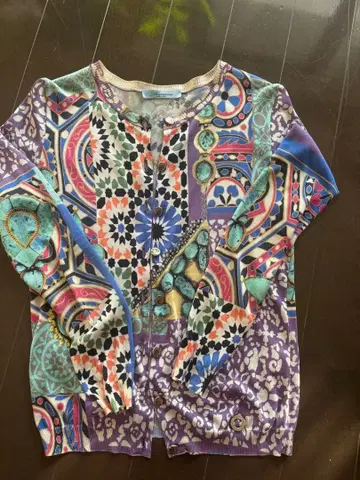 Blumarine 가디건 실크 100% 이탈리아제