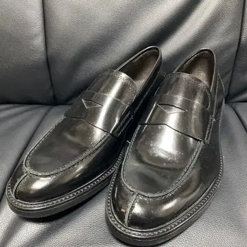 [ 새상품급 ] 스테파노 stefanorossi 로퍼 천연 가죽 25.0