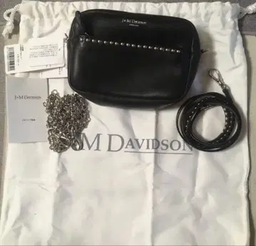 J&M DAVIDSON 립스틱 파우치 블랙