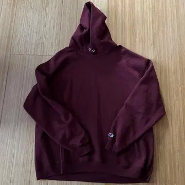 버건디 후드 부착 후드티 XXXL 챔피온 champion