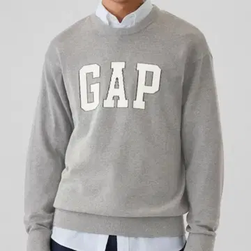 갭 스웨터 니트 그레이 M