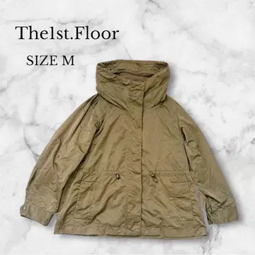 더 퍼스트 플로어 자켓 블루종 후드 부착 캐주얼 방한 카키
