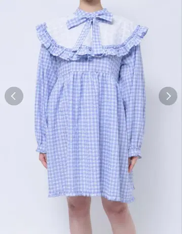 [ merry jenny ] 깅엄 2way 미니 원피스 ( 블루 )