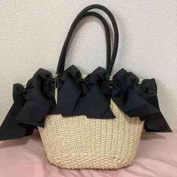 WILLSELECTION 리본 포함 바스켓백