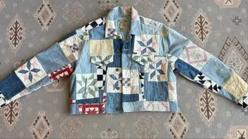 Polo 패치워크 데님 자켓