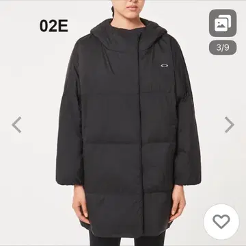 Oakley 후드 부착 충전솜 코트 여성용 L 사이즈