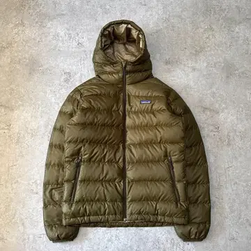 새상품급 파타고니아 하이 로프트 다운 스웨터 후디 다운 자켓 S 카키