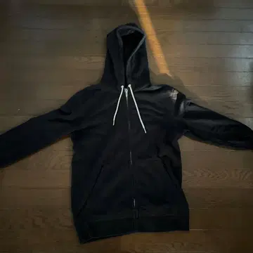 블랙 집업 후드티